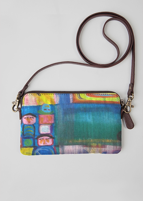 People & Places clutch bag