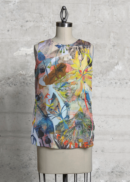 Flower and fawna top