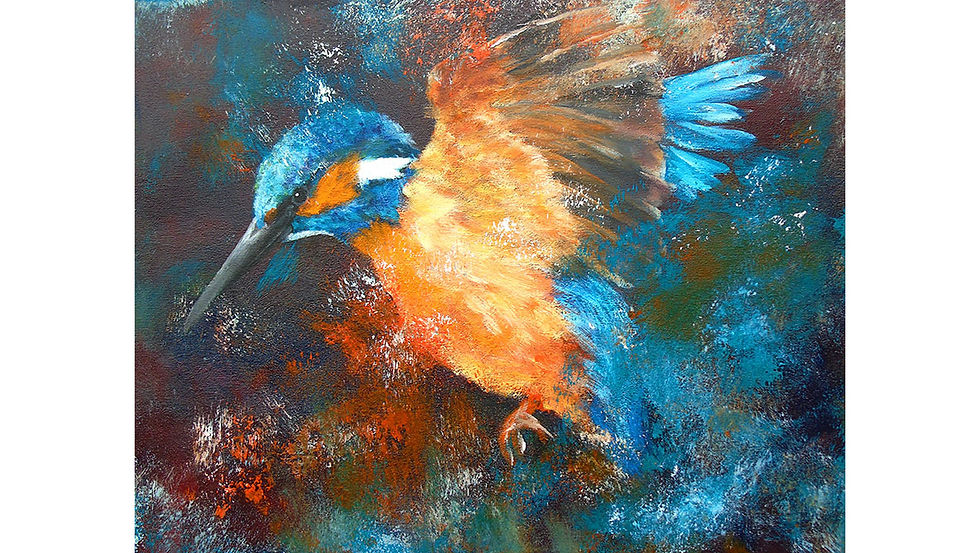 Paint a Kingfisher