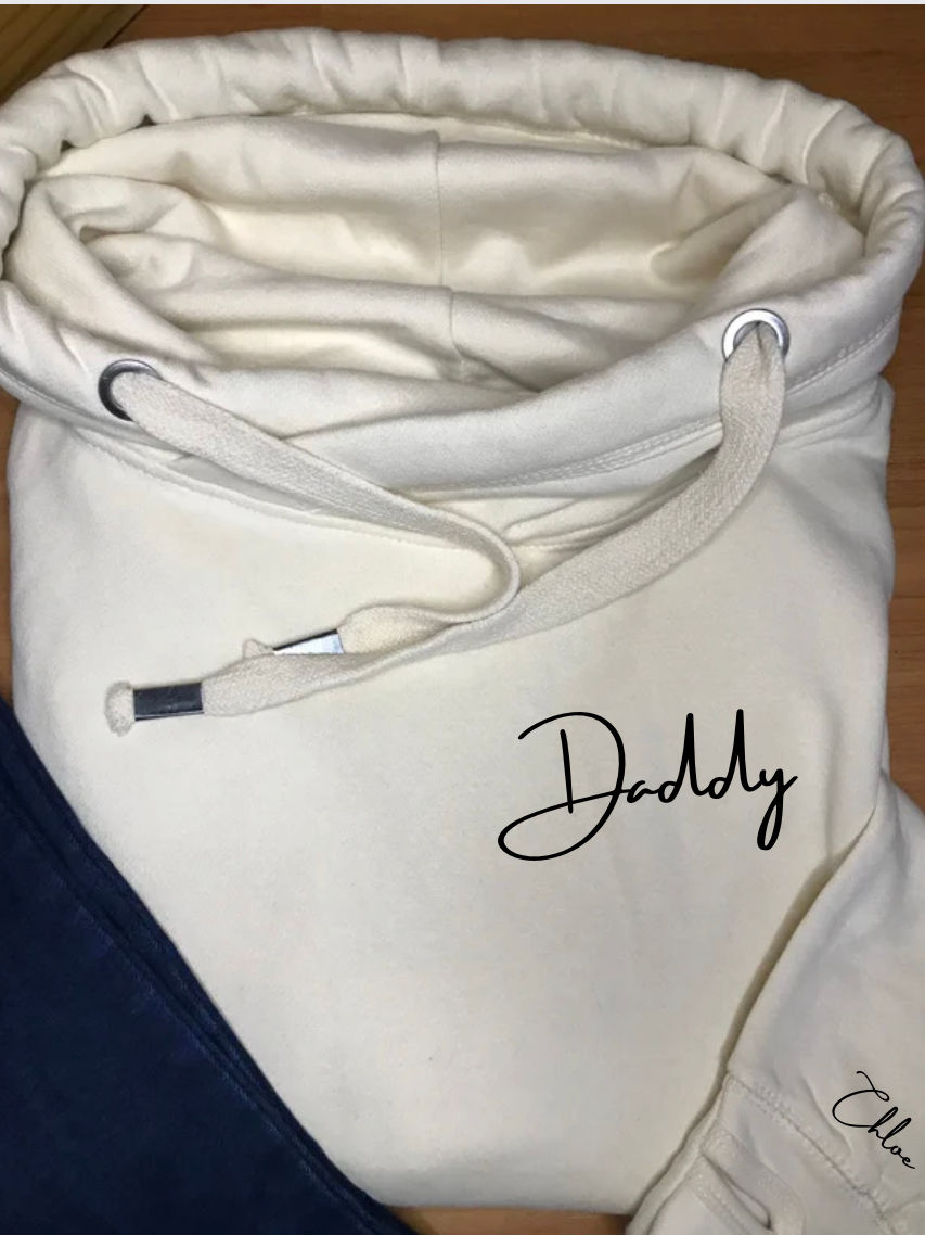 Daddy Cross Neck Hoodie