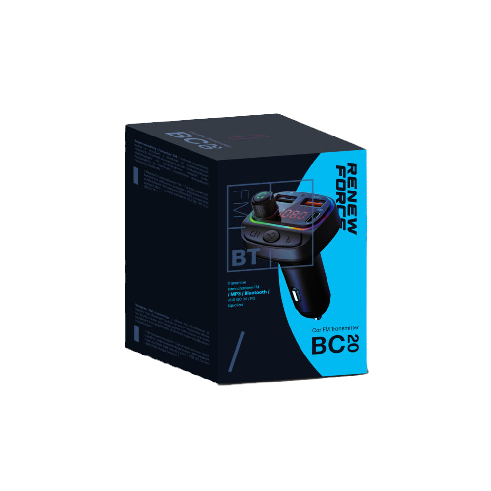 BLUETOOTH FM CAR TRANSMITTER BC20