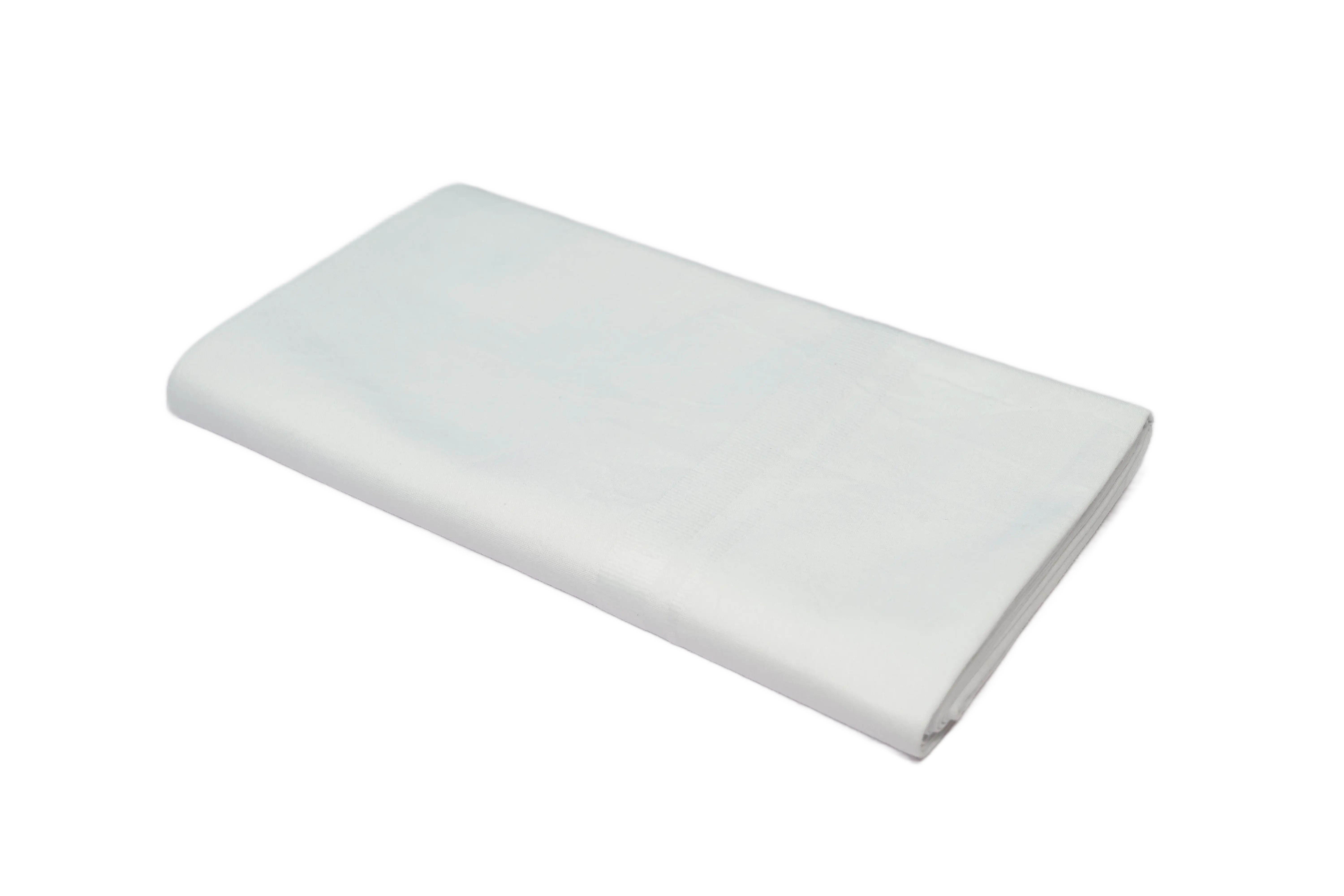 Pure cotton white dhoti with paramas border