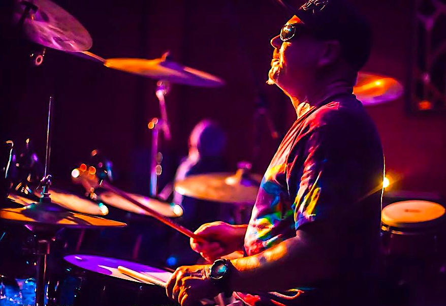 Luvplanet drummer 'Michael Amos' performing live at the Mystic Theatre in Petaluma, CA 2019