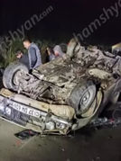 «ՎԱԶ 2106»-ը Հանքավանում գլխիվայր շրջվել է, կա զnհ