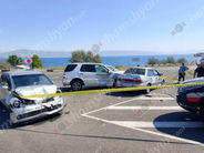 Սևան-Մարտունի ավտոճանապարհին բախվել են «Mercedes»-ը, «Nissan Tiida»-ն և «Լադա»-ն․ կան վիրավորներ