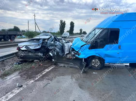 Արարատի մարզում՝ Երևան-Երասխ ավտոճանապարհին, բшխվել են «Ford Tranist»-ը և «Hyundai Sonata»-ն․ կա զnh