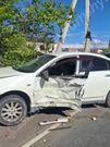 Արտաշատի խճուղում բախվել են «Lada»-ն և «Nissan Bluebird»-ը