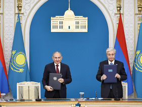 Հայաստանն ու Ղազախստանը պայմանավորվել են հաստատել ռազմավարական գործընկերություն․ Փաշինյանը և Տոկաևը համատեղ հայտարարություն են ստորագրել
