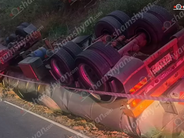 Սյունիքում իրանական բեռնատար է կողաշրջվել. կա տուժած