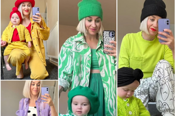 Բրիտանուհին ունի փոքրիկ դստեր հետ համապատասխանեցված հագուստի 150 զույգ (լուսանկարներ)