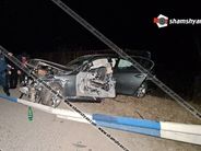 Ողբերգական ավտովթար․ վարորդը իր ծննդյան օրը մեքենայով բախվել է արգելապատնեշին․ մանրամասներ