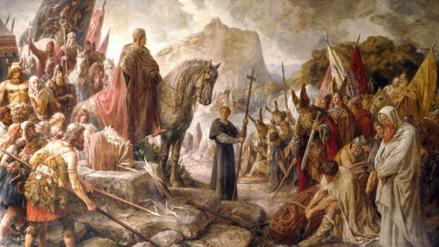 Fresco by Hermann Wislicenus (1825-1899)