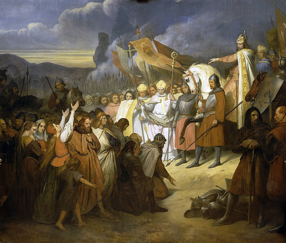 Painting by Ary Scheffer (1795–1858), Gallerie des Battailes, Versailles