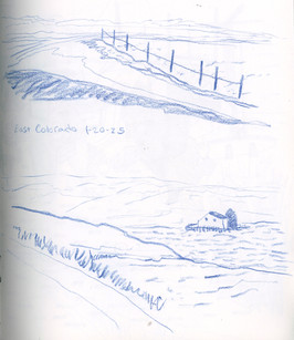 Editorial illustration and travel illustration by Kamilla Sims promoting tourism in Denver CO editorial illustration and travel illustration by Kamilla Sims promoting tourism in Kansas and Colorado. 