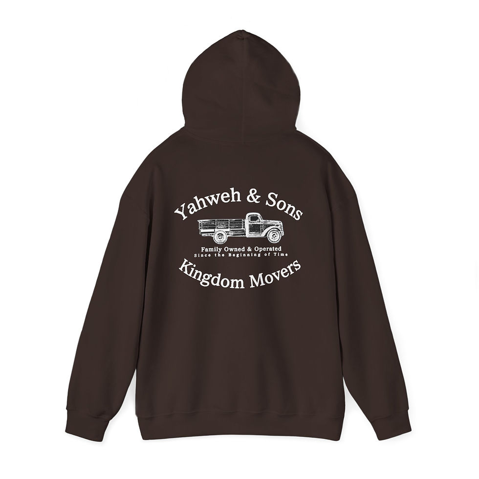 Thumbnail: YHWH & Sons  Kingdom Movers Hoodie — Unique Expression of Faith