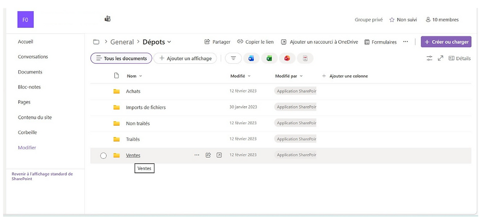 T2F expert comptable spécialiste sharepoint