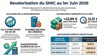 Le Smic va augmenter le 1er juin
