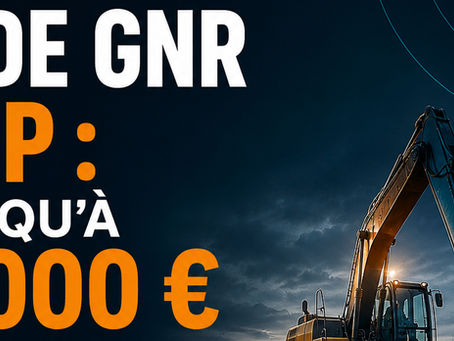 Aide GNR pour le BTP : jusqu'à 4 000 € à récupérer avant le 3 juillet 2026