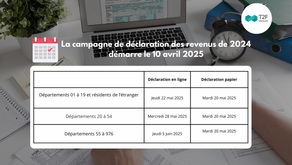 Déclaration des revenus de 2024-2025