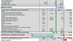 Le montant net social sur le bulletin de paie