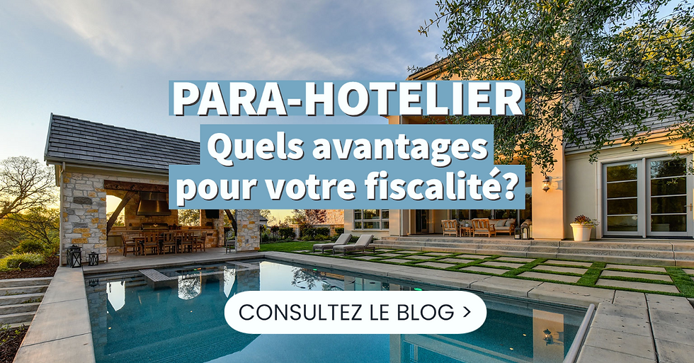 Les avantages de l'activité para hôtelière