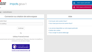 Impots.gouv.fr : La double authentification