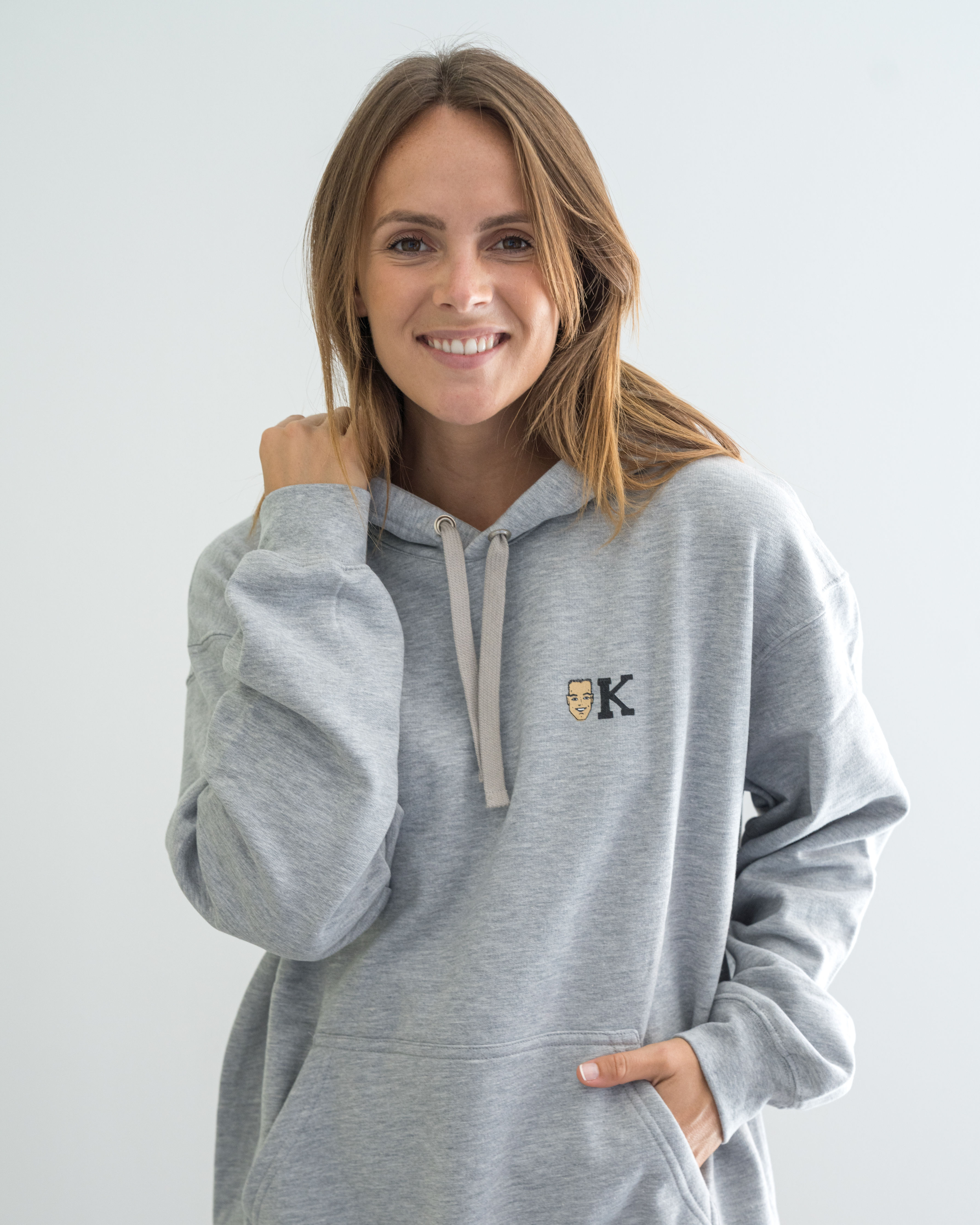 Hoodie gris Kepper