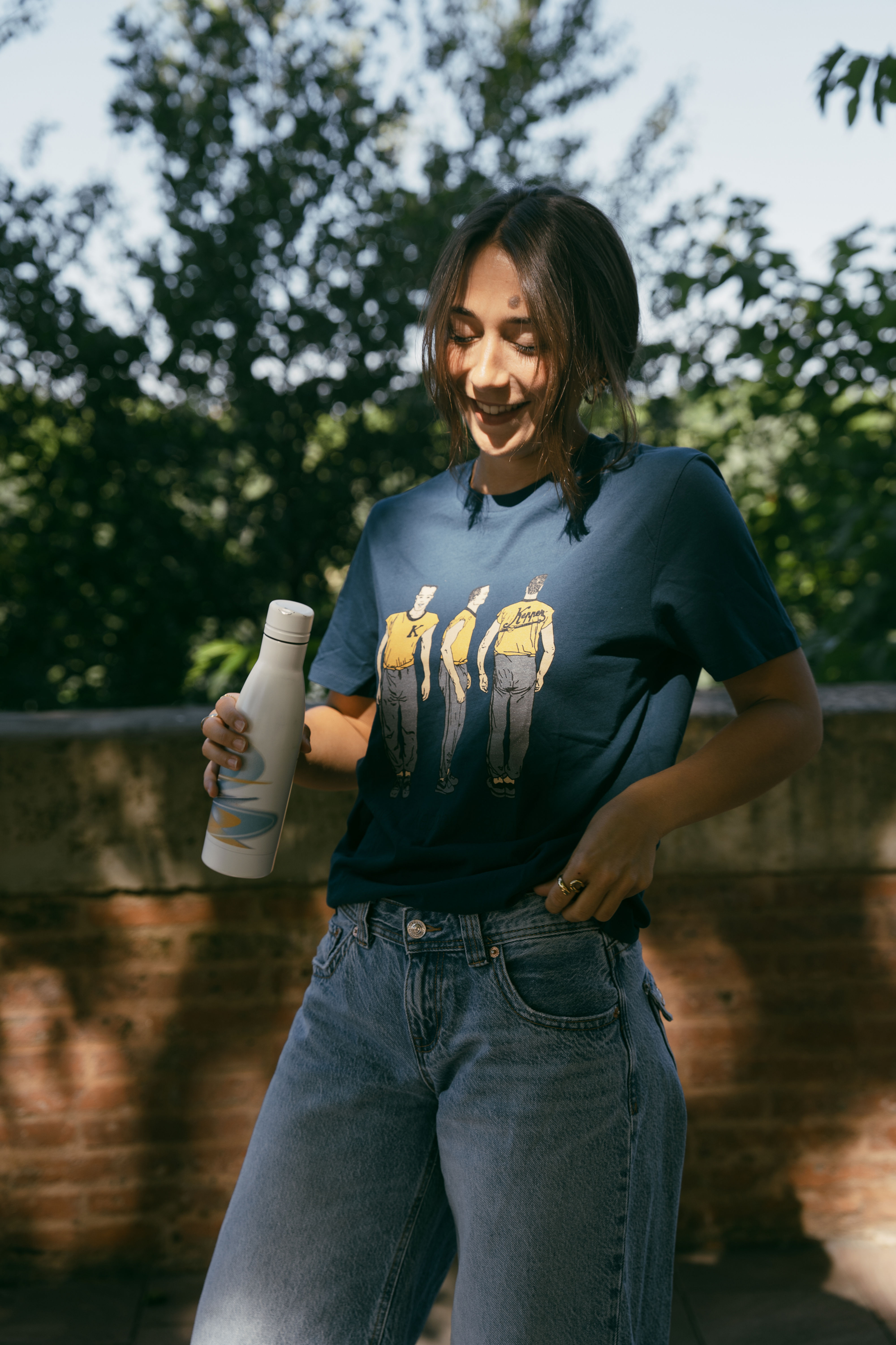 Tee shirt original kepper bleu