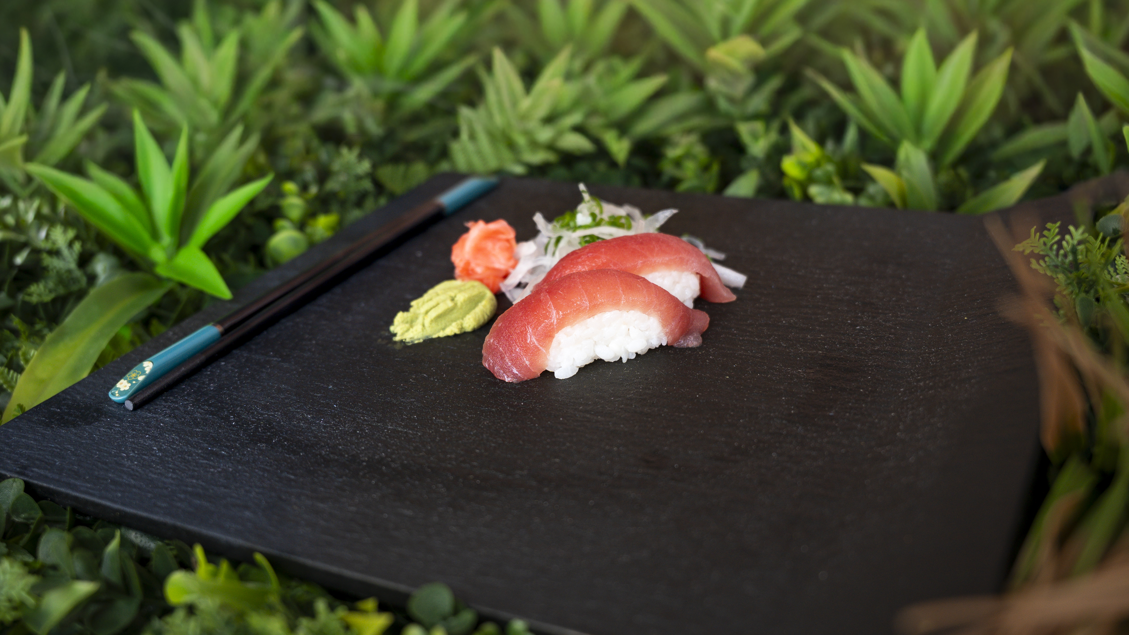 Arranged Food and Objects