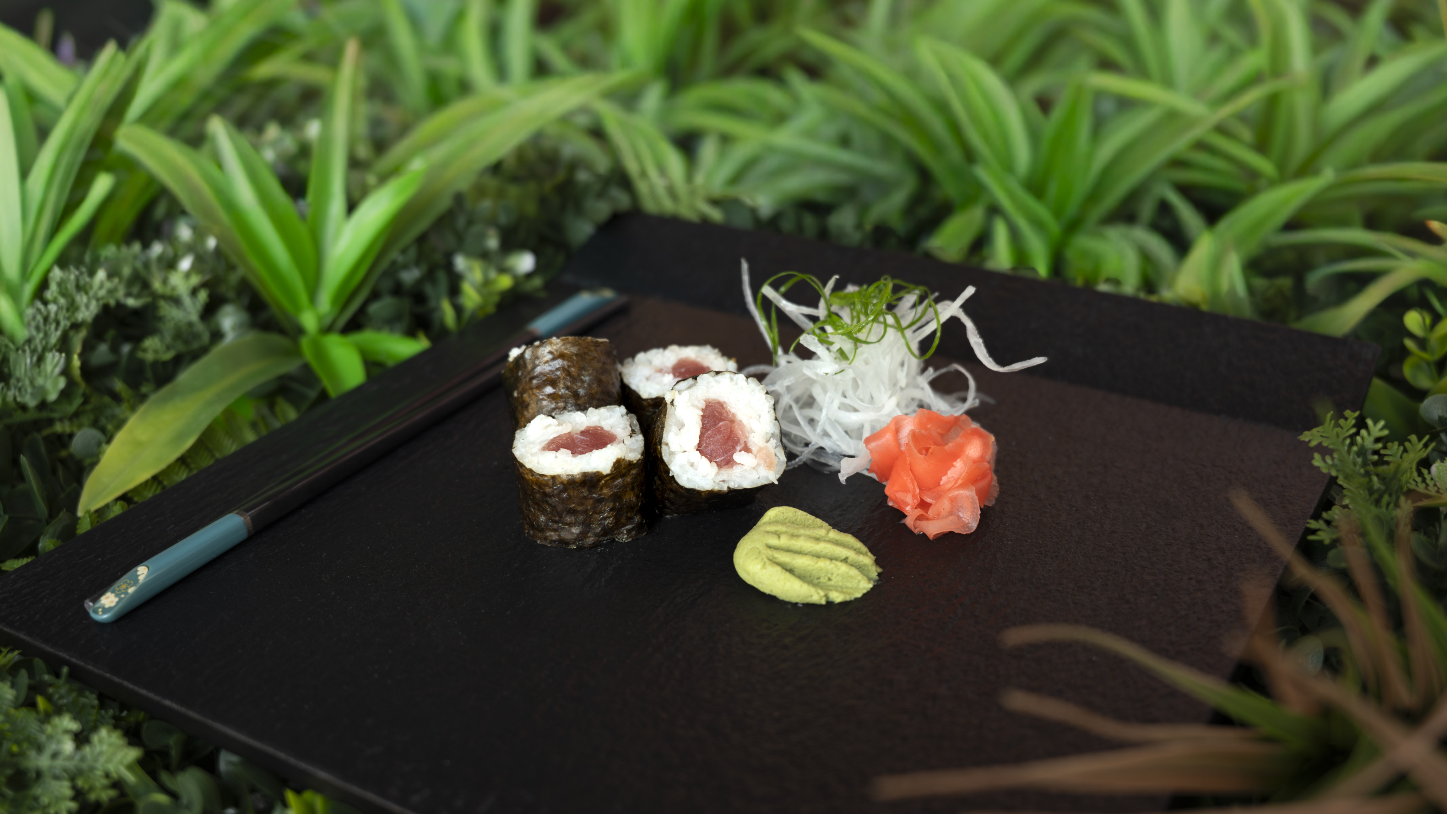 Arranged Food and Objects