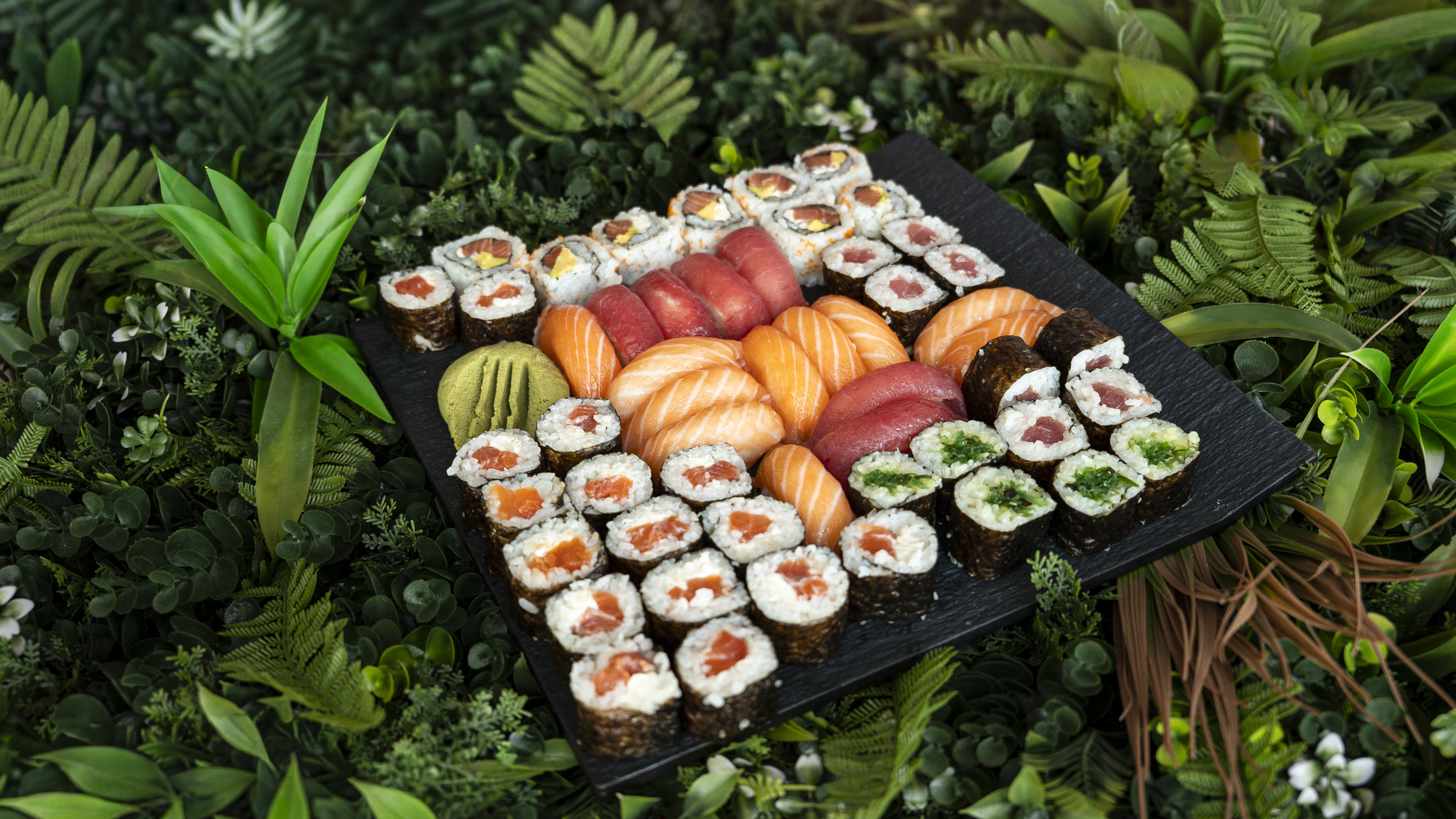 Arranged Food and Objects