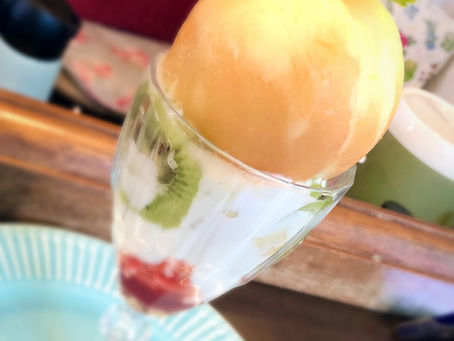 丸ごとピーチヨーグルトパフェ #007