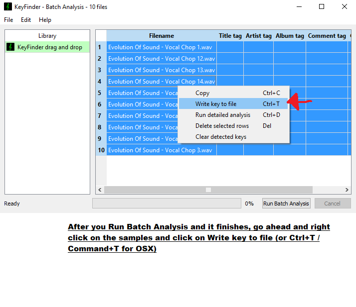Write Key To File