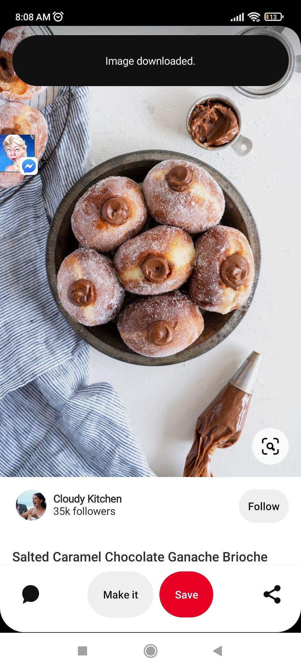 Thumbnail: Salted Caramel Chocolate Brioche Donut 