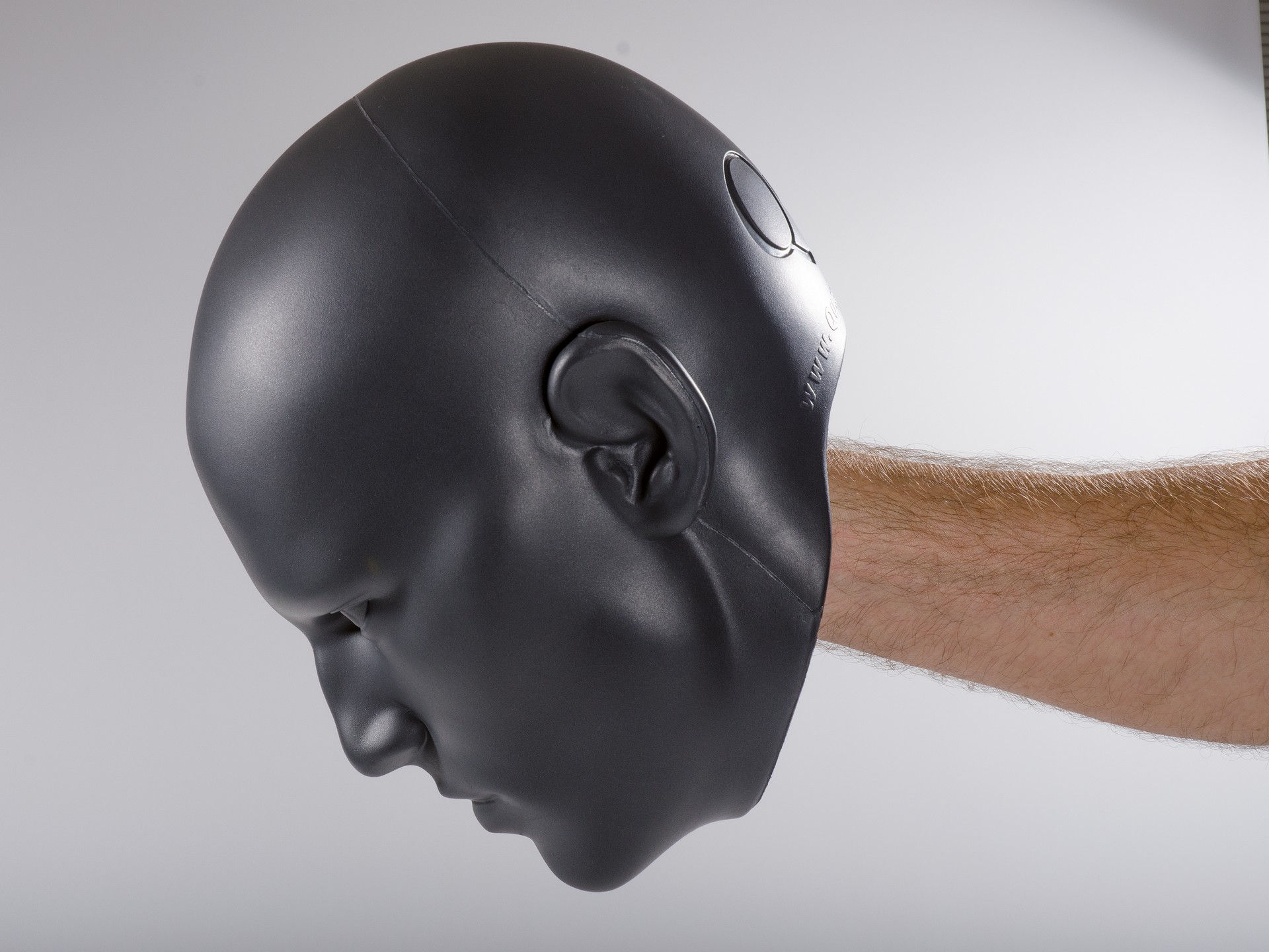 KWON® Realistic Head Mitt | Anthrazit