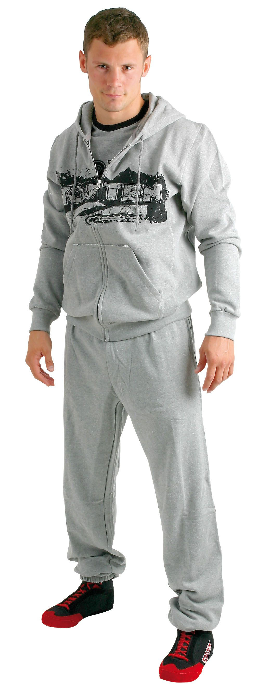 Kapuzenjacke TOP TEN "Grey Line"