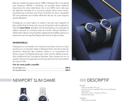 Newport Slim Dame Michel HERBELIN