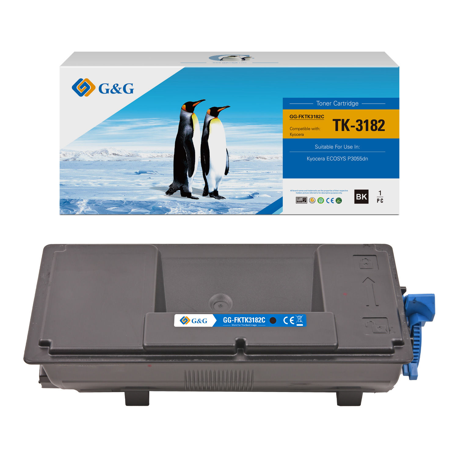 Toner para Kyocera TK 3182 / TK3180