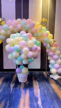 Thumbnail: 馬卡龍拱門套餐Latex Macaron balloon arch & hot air balloon