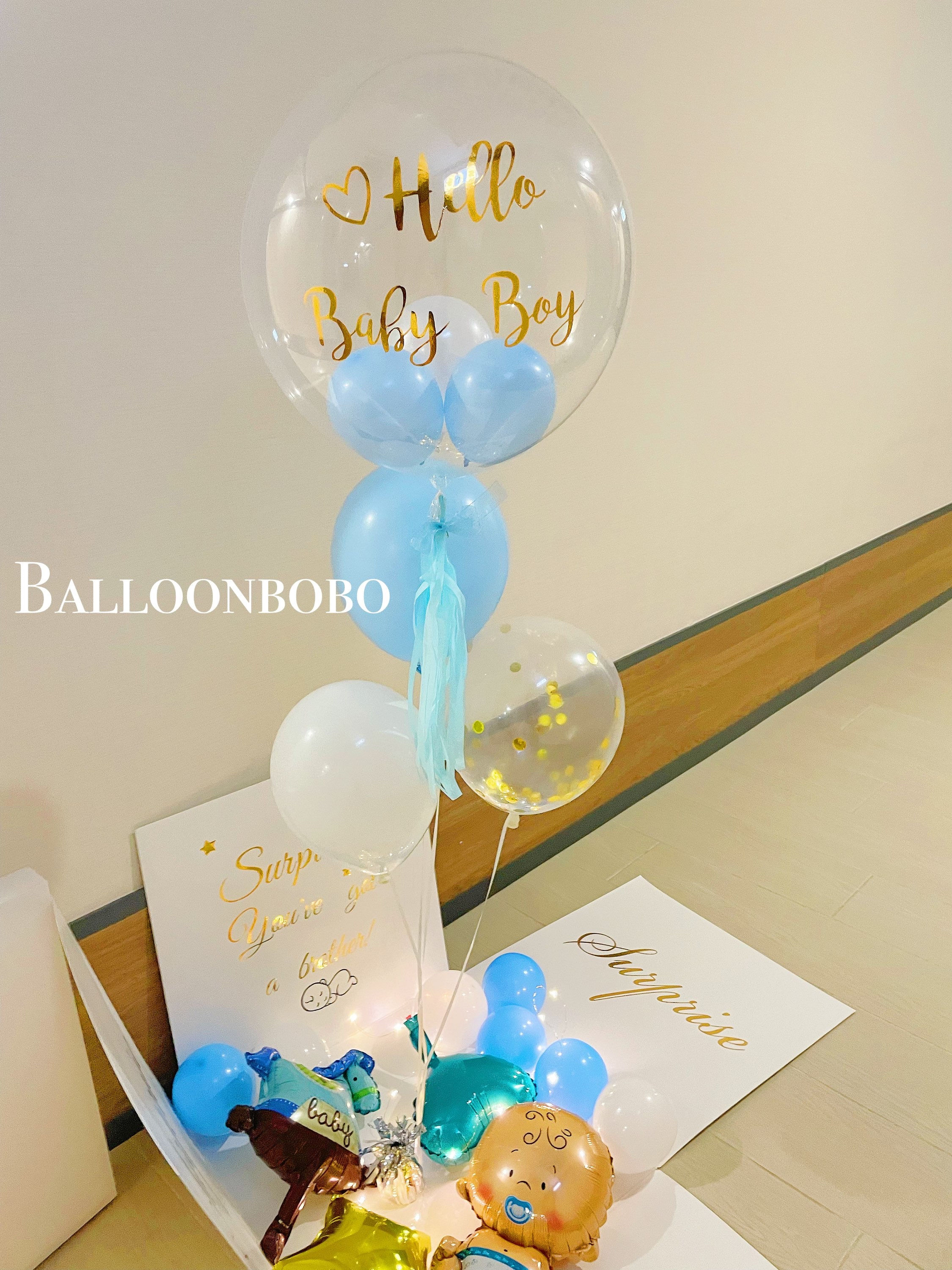 Gender reveal surprise box set