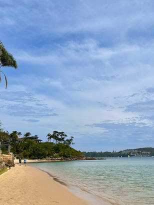Calm waters at Grandma's Beach Sydney