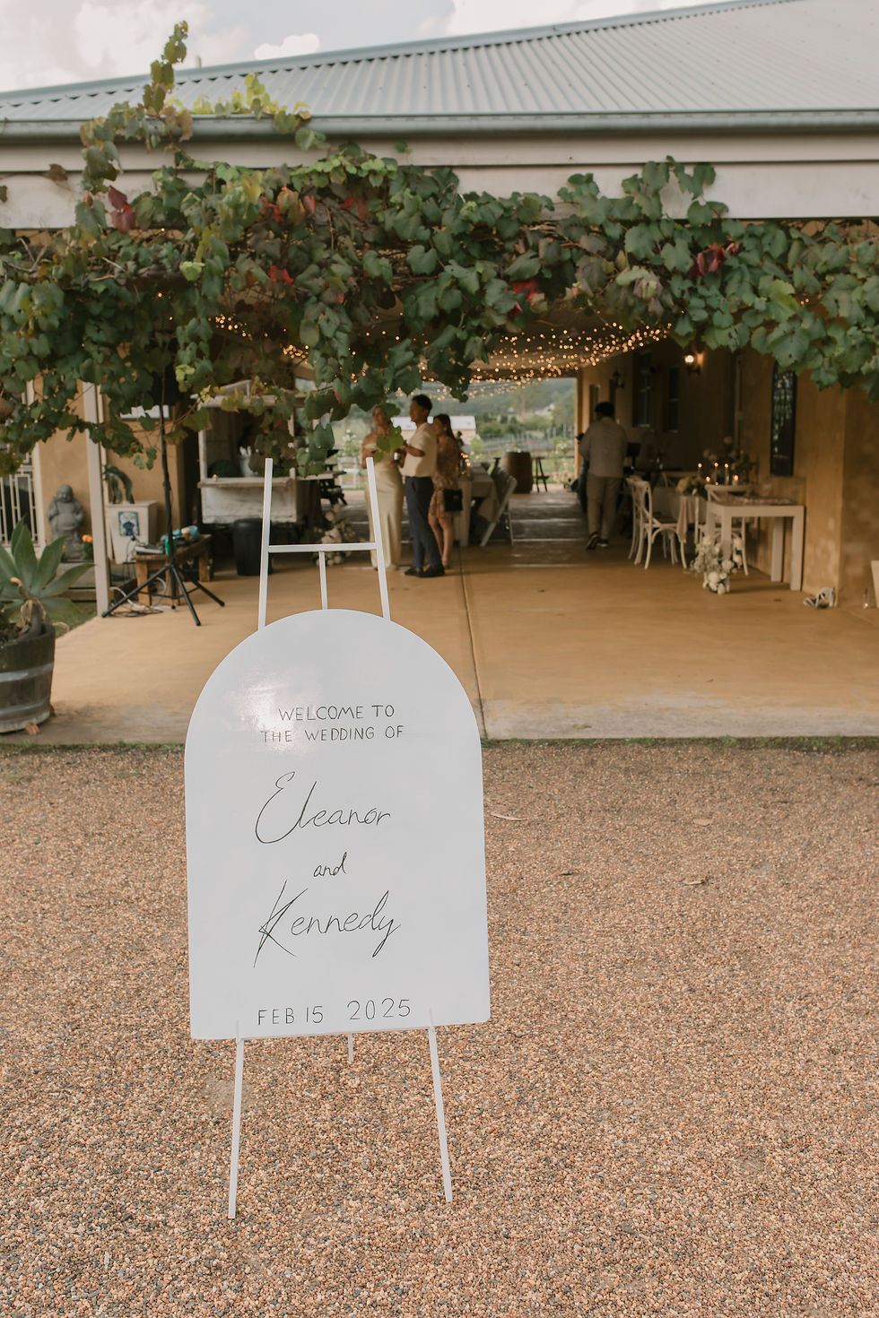 Welcome to the wedding sign