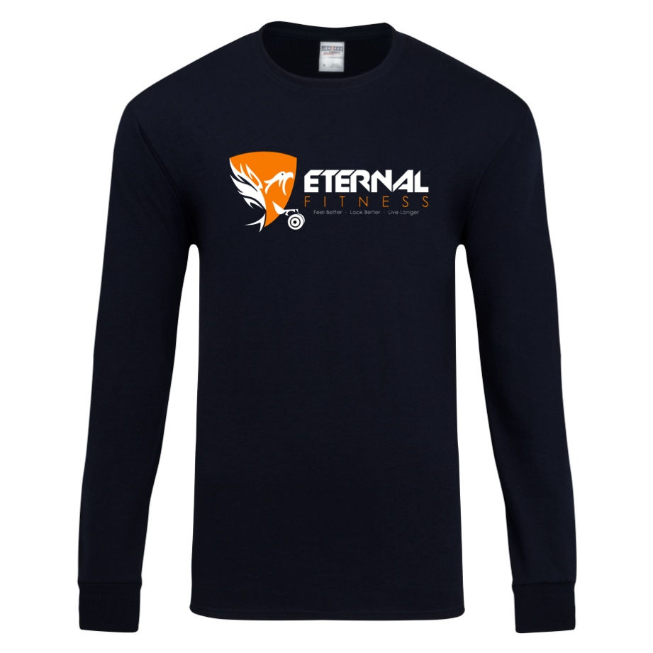 Thumbnail: Anvil® Lighweight Long Sleeve Hooded T-Shirt