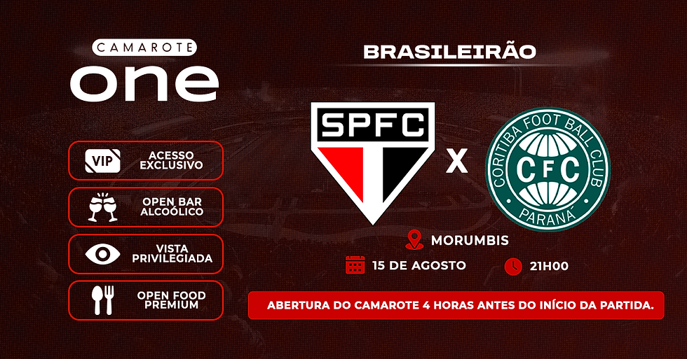 SÃO PAULO X CORITIBA