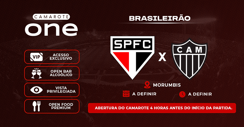 SÃO PAULO X ATLETICO MG