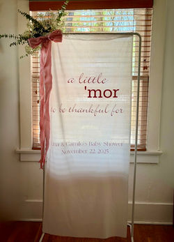 Baby Shower Entry Banner