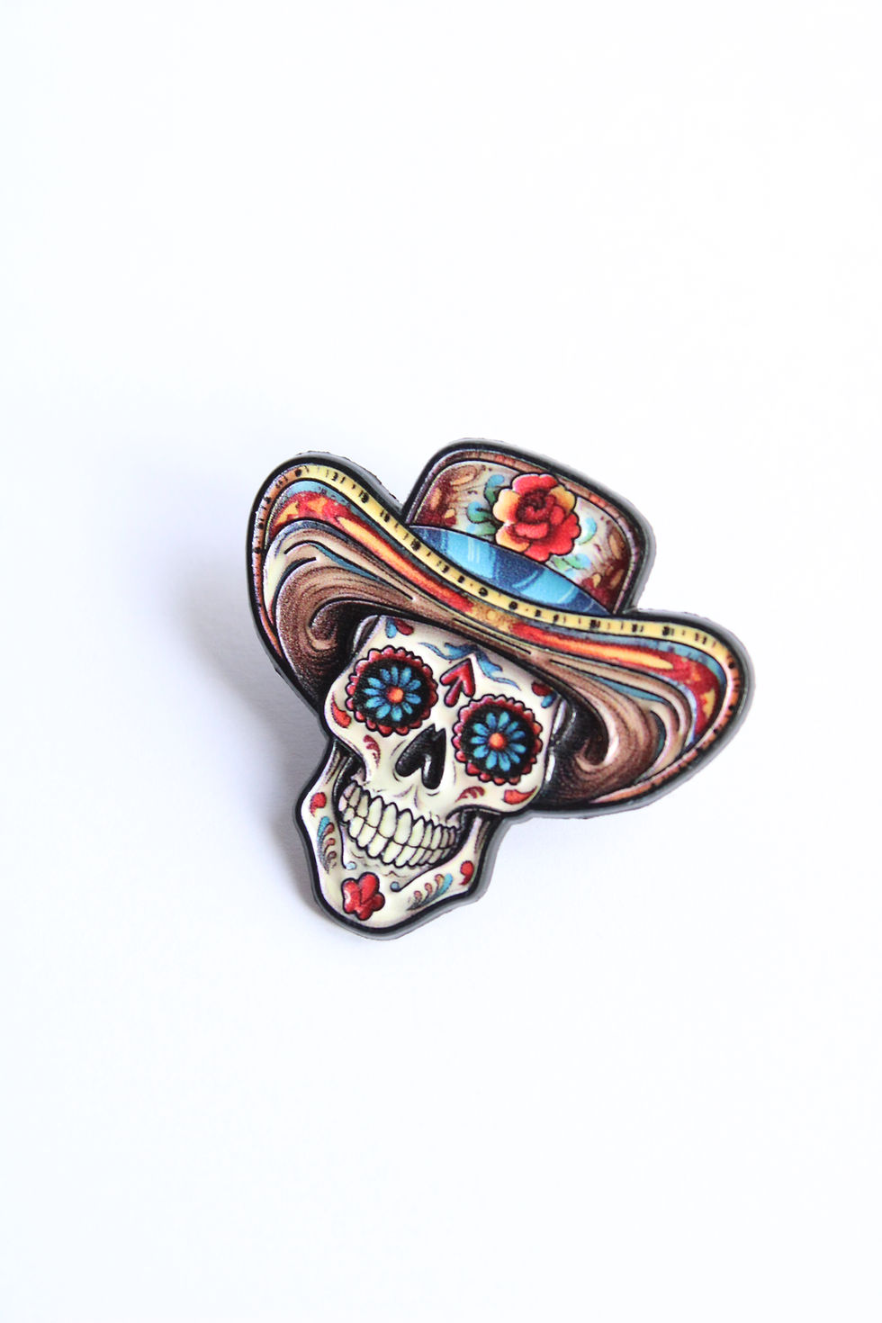 Miniatura: Pin Caveiras Coloridas