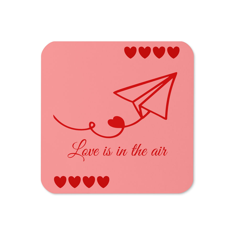 Miniatura: Base para copos do Dia dos Namorados - design da Porta-19