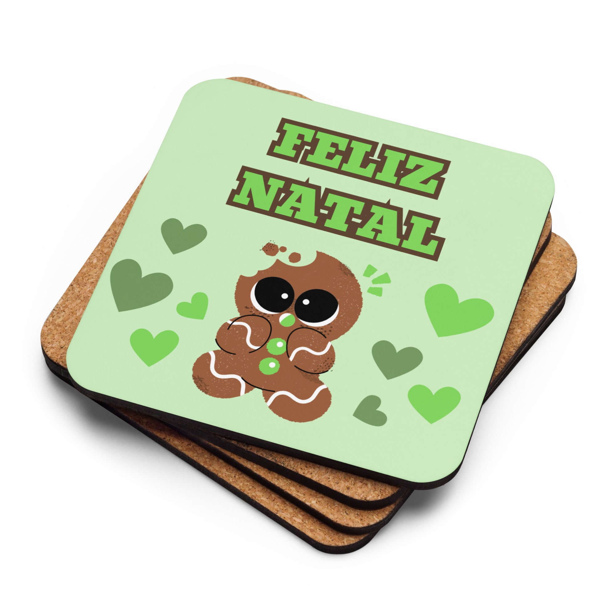 Base para copos de Natal - design da Porta-19