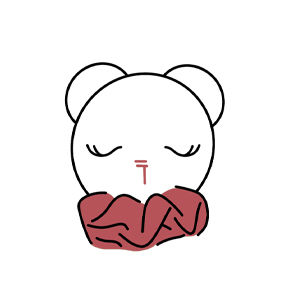 Ourson yeux girly (Terracotta)